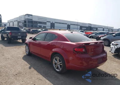 2012 Dodge Avenger Sxt Plus из США, поврежденный, VIN 1C3CDZEG5CN280554
